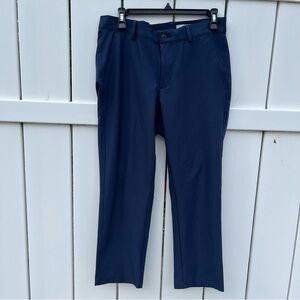 Greg Norman Navy Blue Blue Straight-Leg Pants
